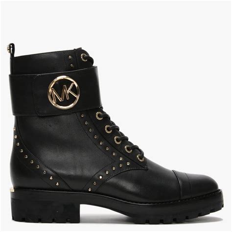 tatum leather combat boot michael kors|Michael Kors Tatum Leather Combat Boots .